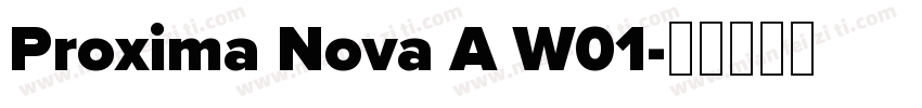 Proxima Nova A W01字体转换
